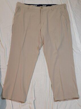 IZOD Golf/Pants/Mens 40x29/Tan/Khaki Golf Country Club Business Casual Classic